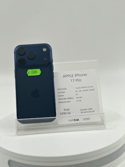 Imagine IPhone 17 Pro  256GB Baterie 100%  36cc