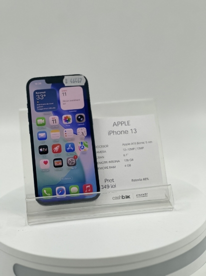 Imagine IPhone 13 128GB Baterie 88% 