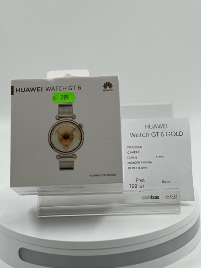 Imagine Huawei Watch GT 6 41mm Gold Stainleess Stell Case Sigilat