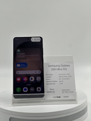 Imagine Samsung Galaxy S26 Ultra 5G 256 GB Produs Nou BAT 100% 0 cc (are si cutie)