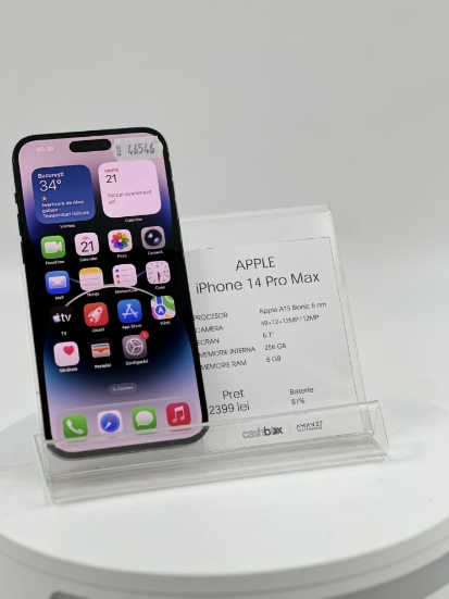 Imagine IPhone 14 Pro Max (128GB) Baterie 87% 