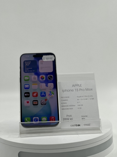 Imagine IPhone 15 PRO MAX (256) Baterie 86%