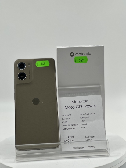 Imagine Motorola Moto G06 Power 256GB  