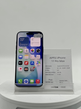 Imagine IPhone 17 PRO MAX  256 GB Baterie 100% 86CC 