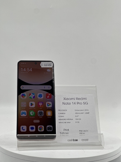 Imagine Xiaomi Redmi Note 14 Pro 256GB 8GB RAM