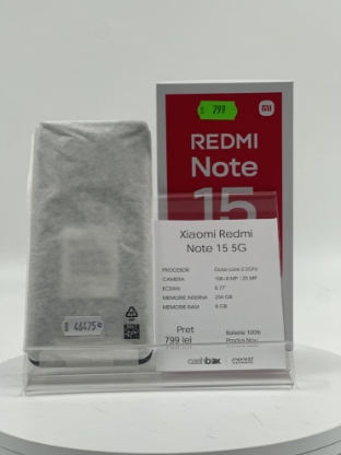 Imagine Xiaomi Redmi Note 15 5G  256GB 8GB RAM Nou