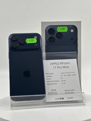 Imagine IPhone 17 PRO MAX 256GB BATERIE 100% 36cc