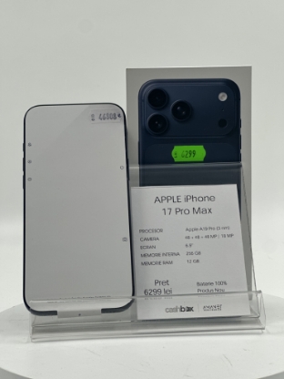 Imagine IPhone 17 PRO MAX 256GB Nou neactivat
