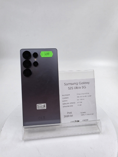 Imagine Samsung Galaxy S25 Ultra 512GB Baterie 100% 11CC