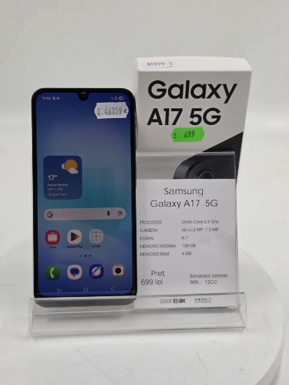 Imagine Samsung Galaxy A17 128GB 5G baterie 99% 13cc