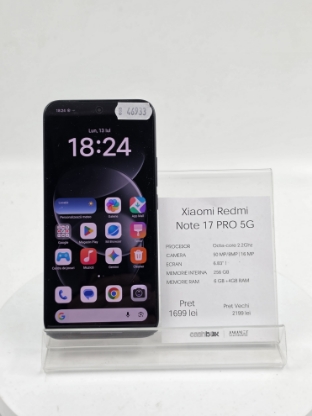 Imagine Xiaomi Redmi Note 17 PRO  5G 256GB 6GB+4GB RAM 