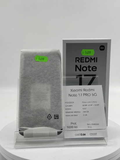 Imagine Xiaomi Redmi Note 17 PRO  5G 256GB 6GB+4GB RAM  -Nou