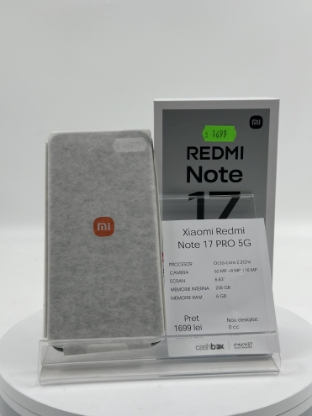 Imagine Xiaomi Redmi Note 17 PRO  5G 256GB 6GB+4GB RAM  -Nou