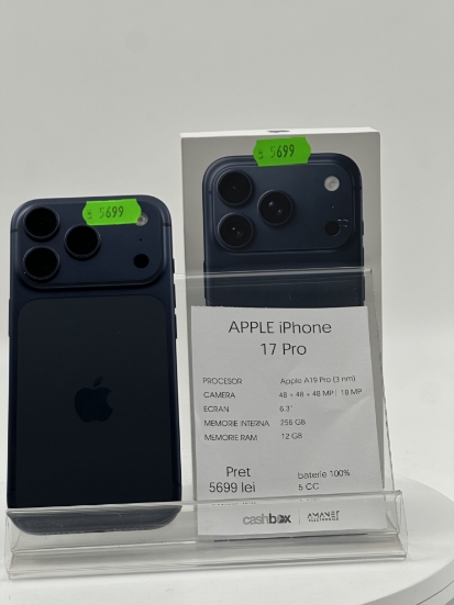 Imagine IPhone 17 Pro  256GB Baterie 100%  5cc