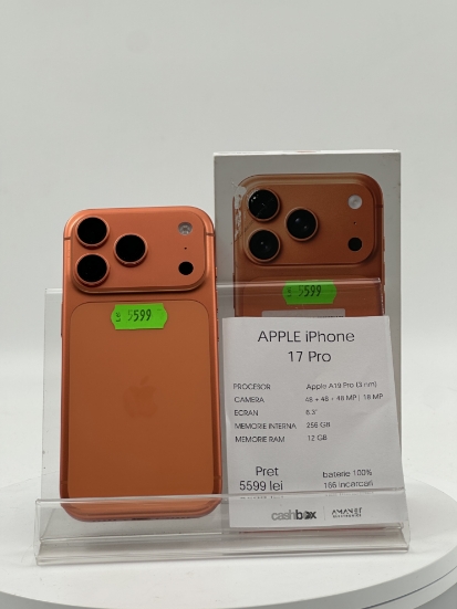 Imagine IPhone 17 Pro  256GB Baterie 100%  166CC